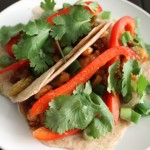 Kung Pao Chicken Tacos