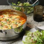 Chicken Parmesan Meatballs in Creamy Tomato Sauce