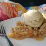 Brown Sugar Bourbon Ice Cream + Bourbon Peach Pie