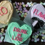 Conversation Heart Cakes