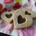 Chocolate Hazelnut Linzer Hearts