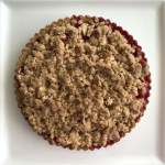 Strawberry Rhubarb Tart with Brown Butter Crumble