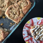 Peach Cobbler Cinnamon Rolls