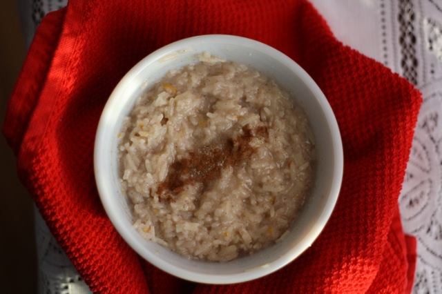 Cinnamon Sugar Rice Pudding